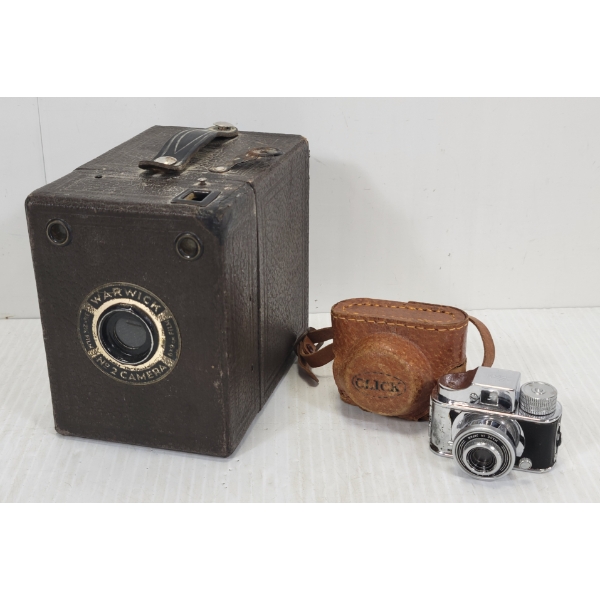 LOT OF 2 - WARWICK NO. 2 FILM & CLICK CAMERAS