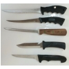 Image 3 : LOT OF 5 - FIXED BLADE CAMPING & HUNTING KNIVES W/ SHEATHS