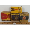 Image 1 : LOT OF 4 - VINTAGE AMMO BOXES - INCL GEVELOT & IMEPERIAL