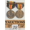Image 2 : LOT OF 2 - WWI U.S. VICTORY MEDALS