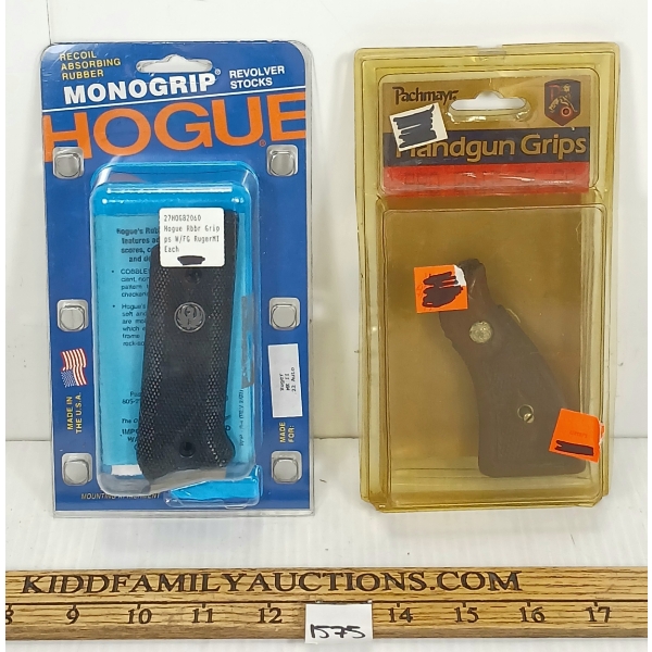 LOT OF 2 - REVOLVER GRIPS - INCL HOGUE & PACHMYR