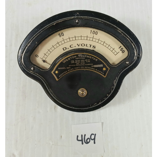 WESTON MODEL 267 VOLTMETER