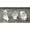 Image 4 : LOT OF 3 - SWAROVSKI FOX, KIWI & HIPPO CRYSTAL FIGURINES
