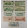 Image 2 : LOT OF 9 - CDN $1, $2 & $5 BANKNOTES - INCL 1954 & 1973, ETC.
