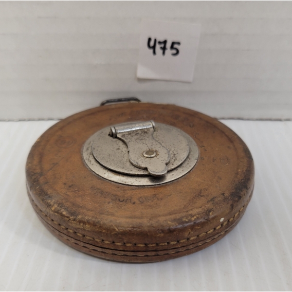 THE LUFKIN RULE CO. TAPE MEASURE W/ LEATHER CASE 