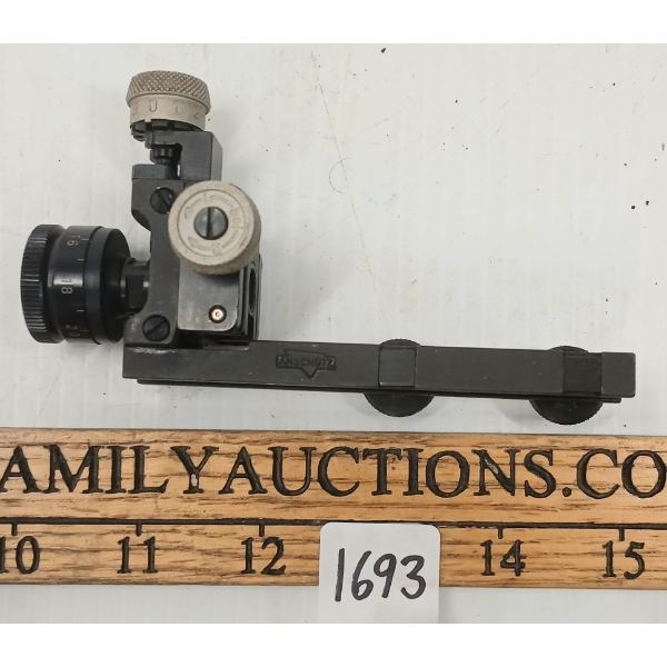 ANSHUTZ RIFLE PEEP SIGHT W/ ADJUSTABLE IRIS