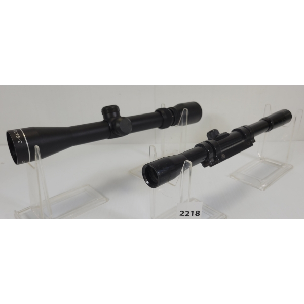 LOT OF 2 - MARLIN 3-9X32 & AIM MASTER 4X20 SCOPES