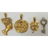Image 3 : LOT OF 5 - STERLING SILVER PCS - INCL CHAIN & PENDANTS