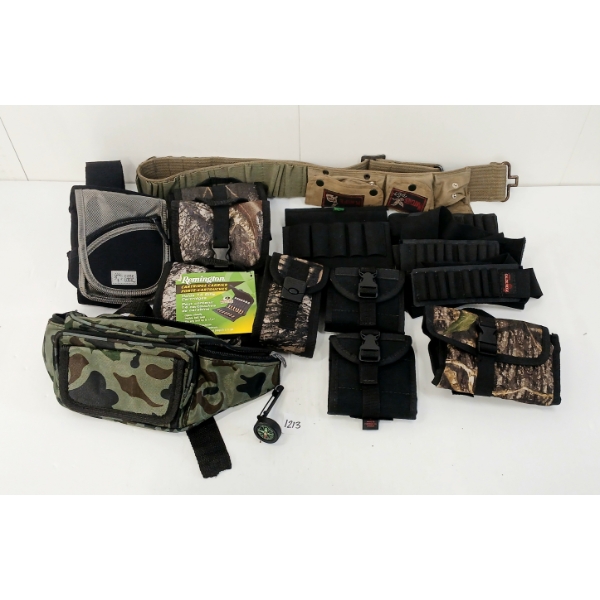 JOB LOT - CARTRIDGE CARRIERS, TOOLS POUCHES & FANNY PACK