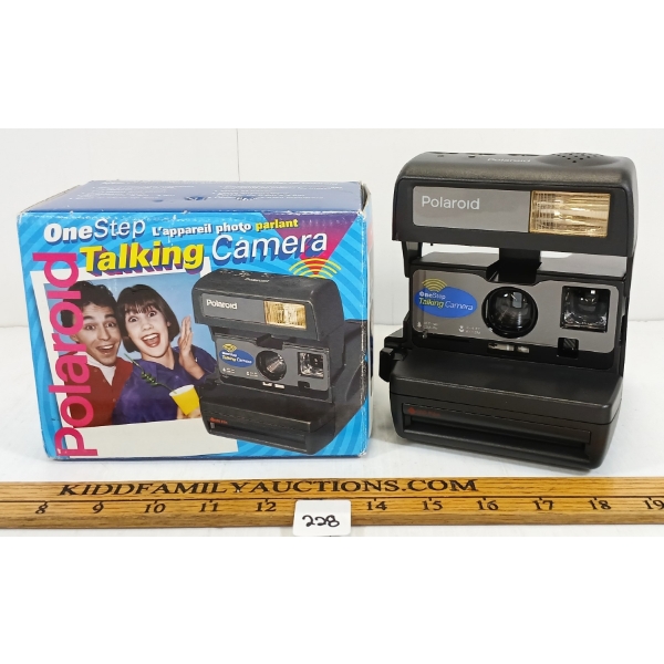 POLAROID ONE STEP 600 TALKING CAMERA - CIRCA 1997-98