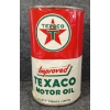 Image 3 : TEXACO IMPROVED MOTOR OIL CAN - QT