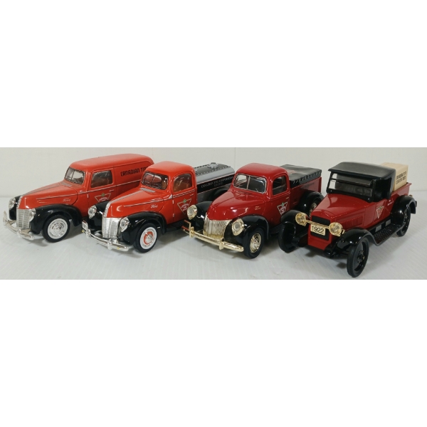 LOT OF 4 - LIBERTY CLASSICS DIECAST MODELS - '22 STUDEBAKER BIG SIX PICKUP, '40 FORD, ETC - CDN TIRE
