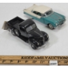 Image 1 : LOT OF 2 - FRANKLIN MINT DIECAST VEHICLES - INCL '40 FORD PICK UP & '55 PONTIAC STARCHIEF