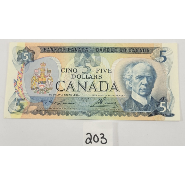1979 CDN $5 BANKNOTE