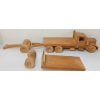 Image 3 : WOOD TRUCK W/ TRAILER