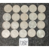 Image 2 : LOT OF 20 - 1937-1968 CDN 25 CENT COINS