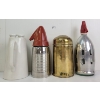 Image 3 : LOT OF 3 - SELTZ WATER W/ METAL COVER, K-M CHARGET, & BRONZE BOTTLE COVER
