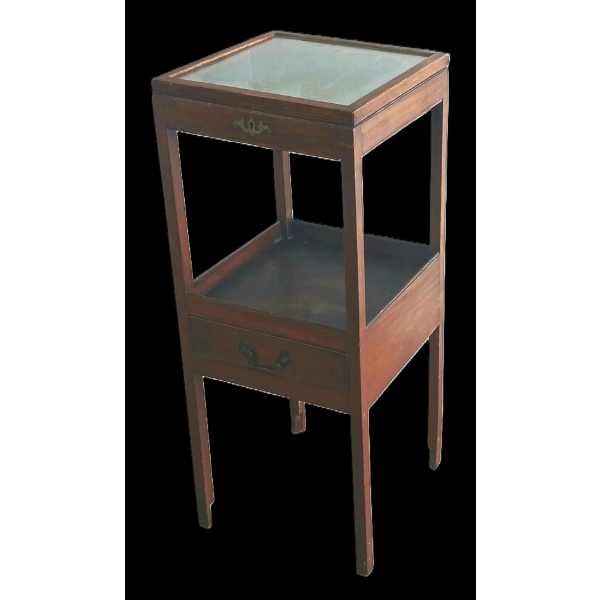 GENTLEMAN'S CHAMBER POT CABINET - VICTORIAN ERA