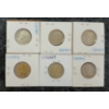 Image 2 : LOT OF 6 - 1967 & 1968 CDN 25 CENT COINS