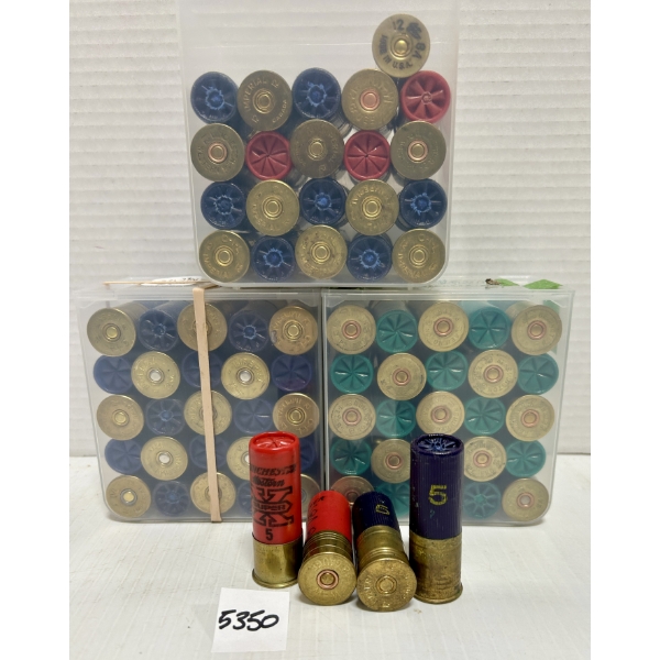 AMMO: 75X 12 GA 2-3/4IN NO4 & NO5 & NO6 SHOT 