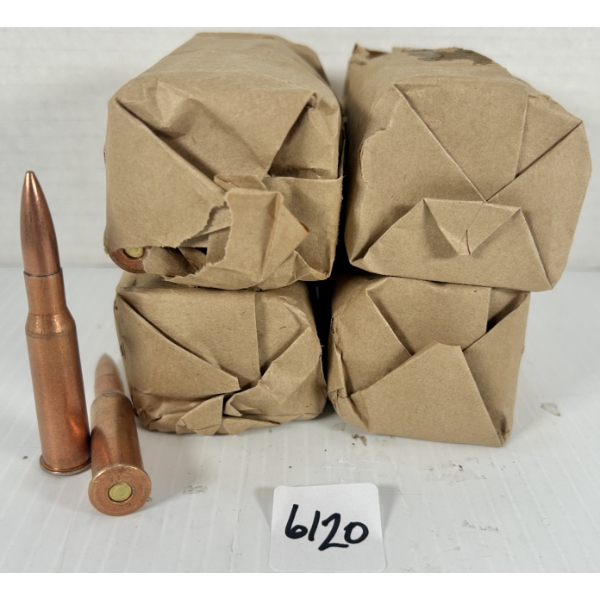 AMMO: 80X 7.62X54 R - MILITARY FMJ