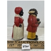 Image 2 : LOT OF 2 - BLACK AMERICANA CAST IRON BANKS