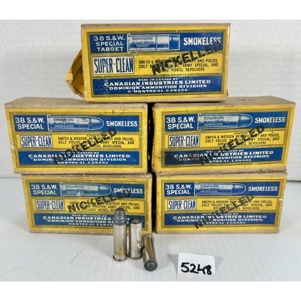 AMMO: 250X .38 SPL - RELOADS 