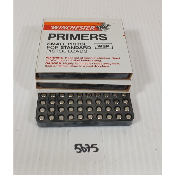 PRIMERS: 300X WINCHESTER NO. WSP SMALL PISTOL PRIMERS