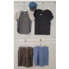 Image 2 : LOT OF 5 - MEN'S T-SHIRTS, SHORTS & HAT - MFG CLASSIFIED, ALL-DAY APPAREL, LIFETIME & POLER