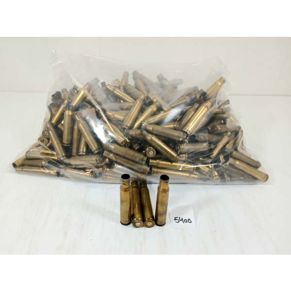 BRASS: QTY OF MIXED BRASS - INCL .243 WIN, .307 WIN, .308 WIN, ETC - 8.5LBS 