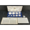 Image 1 : 1976 FRANKLIN MINT PROOF SET - COINAGE OF JAMAICA 