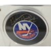 Image 3 : 1984 NHL GLEN RESCH NY ISLANDERS HOCKEY CARD & PUCK - AUTOGRAPH