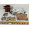 JOB LOT - ANTI-GAS OINTMENTS, JOINT SERVICES DRESSING & ENAMEL CUP, ETC