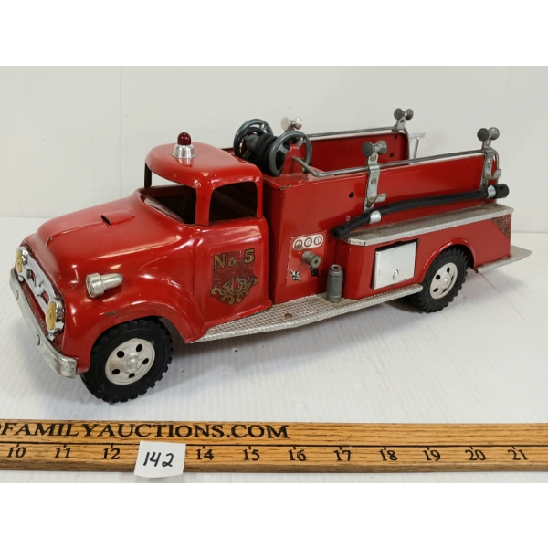 TONKA TOYS PRESSED STEEL NO.5 FIRE TRUCK
