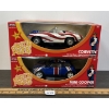 Image 1 : LOT OF 2 - JOYRIDE AUSTIN POWERS DIECAST CORVETTE & MINI COOPER MODELS - 1:18 SCALE