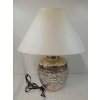 Image 7 : SILVER TONE FLORAL VASE BASE LAMP