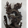 Image 2 : CARVED ORNATE EASTERN DRAGON STATUE