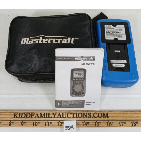 MASTERCRAFT MULTI METER W/ CASE
