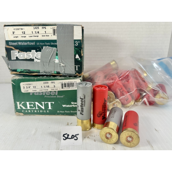 AMMO: 70X 12 GA 2-3/4IN & 3IN NO1/NO3/NO7 STEEL & LEAD 
