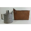 Image 3 : LOT OF 2 - COPPER PLANTER & WATERING CAN