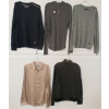Image 1 : LOT OF 5 - MEN'S BUTTON-UP SHIRT, SWEATERS & JACKET - MFG MINIMUM, CLASSIFIED, RAGWEAR, ETC
