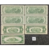 Image 2 : LOT OF 7 - 1928-2013 US $2 & 10 BANKNOTES - INCL CONSECUTIVE & UNCIRCULATED
