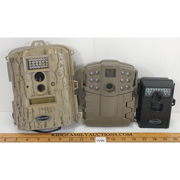 LOT OF 3 - MOULTRIE GAME CAMERAS