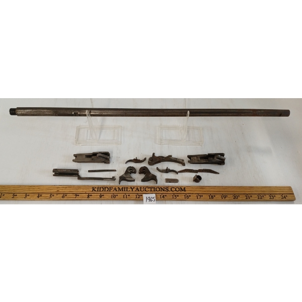 QTY OF WINCHESTER 1890 PARTS & OCTAGON RIFLED BARREL - PAL REQ.
