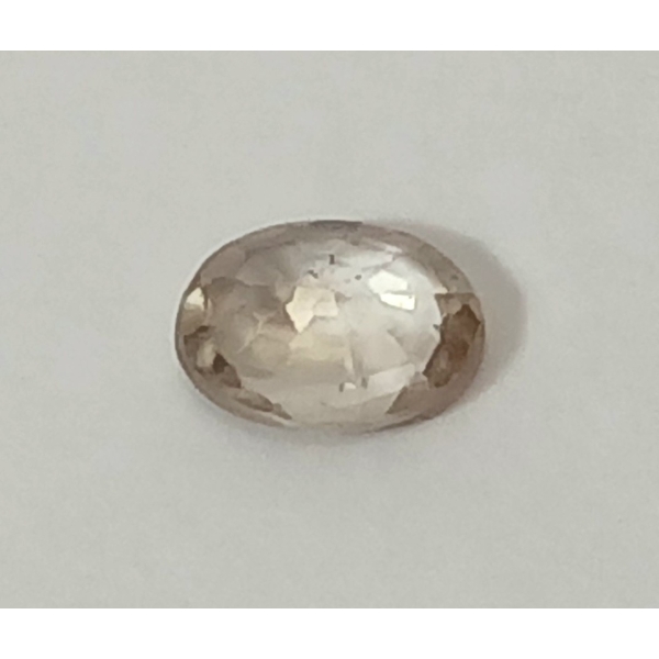 NATURAL LIGHT CHAMPAGNE ZIRCON - OVAL