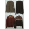 Image 2 : LOT OF 4 - MEN'S BUTTON-UP, SWEATSHIRT & JACKETS - MFG BRIXTON, WESC, INSIGHT & FAMOUS