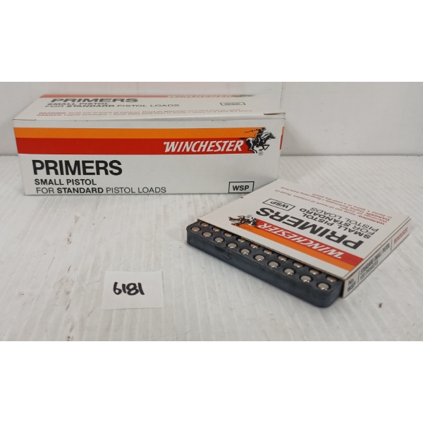 PRIMERS: 1000X WINCHESTER NO. WSP PRIMERS