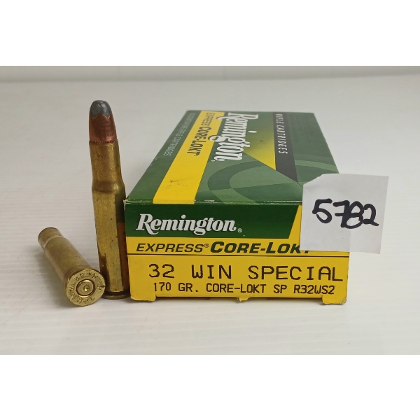 AMMO / BRASS: 11X MIXED .32 WIN SPL - 170GR - CORE-LOKT SP LIVE - 8X BRASS