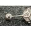 Image 3 : PAIR OF STERLING & MOISSANITE STUD EARRINGS - ROUND BRILLIANT CUT - W/ CERTIFICATE