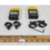 Image 1 : LOT OF 2 - PAIRS OF BSA 1IN MEDIUM RING MOUNTS
